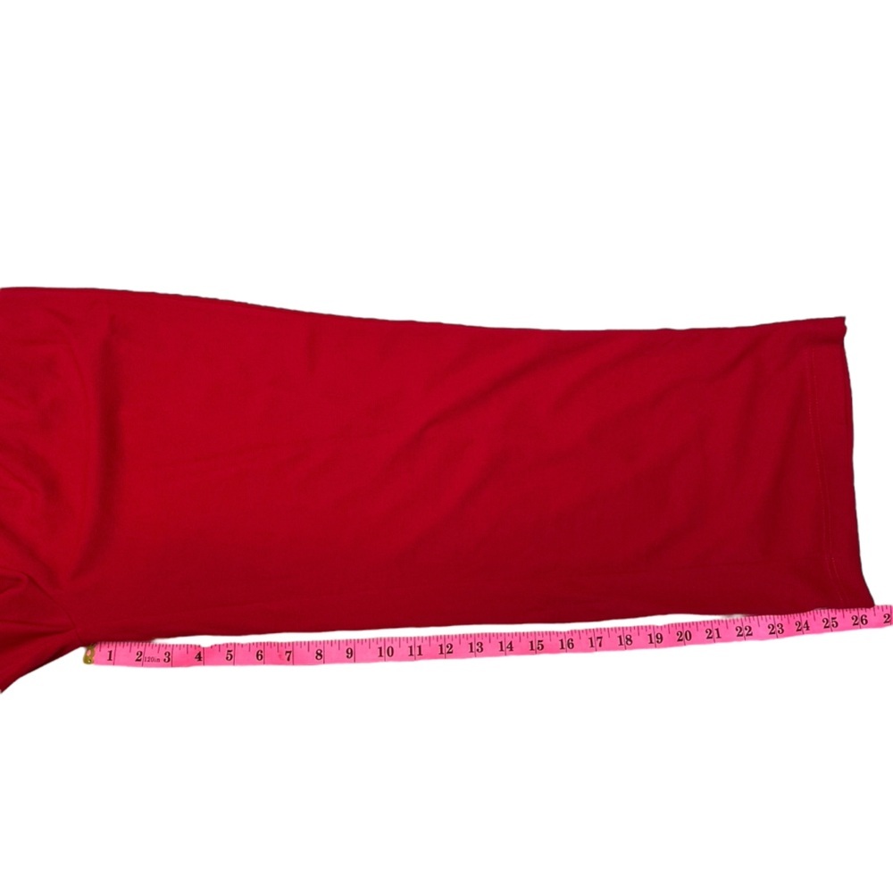 Morhuduck Two-Piece Red Waffle Knit Sleeveless Hooded Tank and Pant Set Size M N - Picture 10 of 14